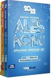 2022 Master Serisi ALES Konu Anlatımlı Modüler Set 3 Cilt - 1