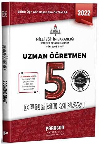 2022 MEB Uzman Öğretmen 5 Deneme Sınavı - 1