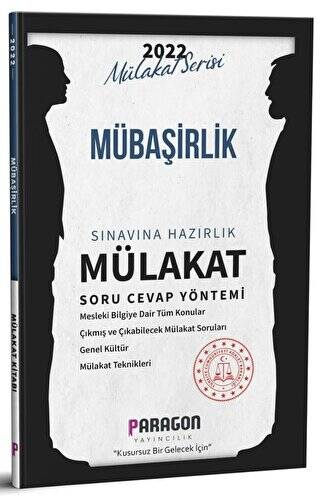 2022 Mübaşirlik Sınavına Hazırlık Mülakat Soru Cevap Yöntemi - 1