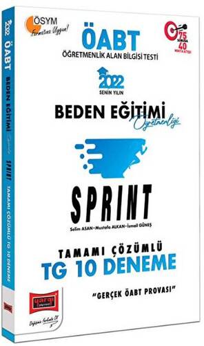 2022 ÖABT Beden Eğitimi Öğretmenliği Sprint TG Tamamı Çözümlü 10 Deneme - 1