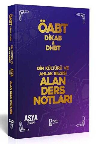 2022 ÖABT Din Kültürü ve Ahlak Bilgisi DHBT Alan Ders Notları - 1