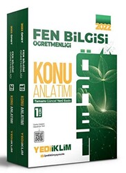 2022 ÖABT Fen Bilgisi Öğretmenliği Konu Anlatımlı Modüler Set 2 Cilt - 1