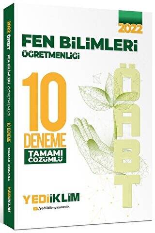 2022 ÖABT Fen Bilimleri Öğretmenliği 10 Deneme Çözümlü - 1