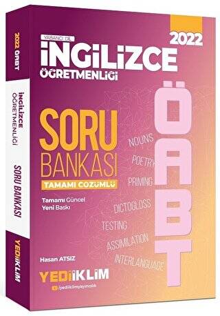 2022 ÖABT İngilizce Öğretmenliği Tamamı Çözümlü Soru Bankası - 1