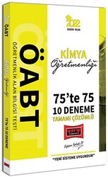 2022 ÖABT Kimya Öğretmenliği 75te 75 Tamamı Çözümlü 10 Deneme - 1