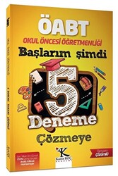 2022 ÖABT Okul Öncesi Öğretmenliği Başlarım Şimdi 5 Deneme Çözmeye - 1