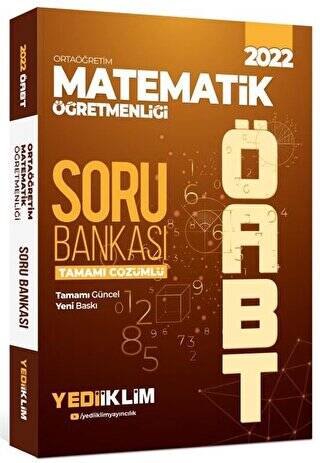 2022 ÖABT Ortaöğretim Matematik Öğretmenliği Tamamı Çözümlü Soru Bankası - 1