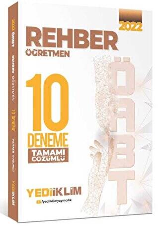 2022 ÖABT Rehber Öğretmen Tamamı Çözümlü 10 Deneme - 1