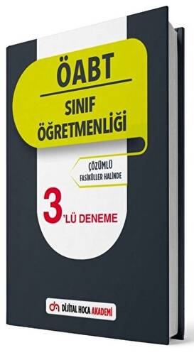 ÖABT Sınıf Öğretmenliği ÖSYM Formatına Göre Güncel Çözümlü 3`lü Deneme Akademi - 1