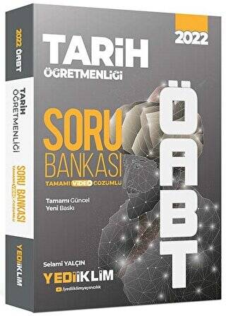 2022 ÖABT Tarih Öğretmenliği Soru Bankası - Selami Yalçın Çözümlü - 1