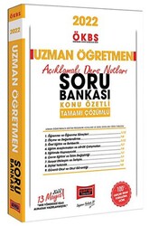 2022 ÖKBS Uzman Öğretmen Konu Özetli - Açıklamalı Ders Notları ve Tamamı Çözümlü Soru Bankası - Yargı Yayınevi