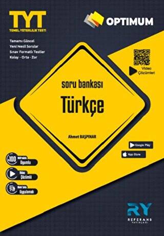 2022 Optimum TYT Türkçe Soru Bankası Video Çözümlü - 1