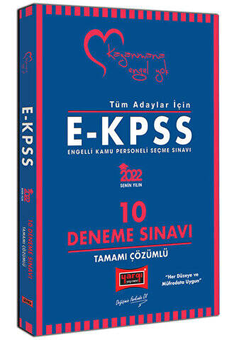 2022 Tüm Adaylar İçin EKPSS Tamamı Çözümlü 10 Deneme Sınavı - 1