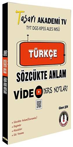 Türkçe Cümlede Analitik Video Ders Notları 3 - 1