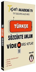 Türkçe Cümlede Analitik Video Ders Notları 3 - Tasarı Eğitim Yayınları