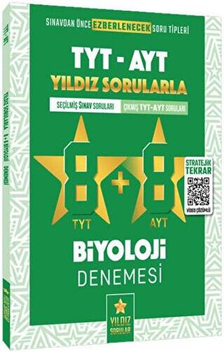 TYT AYT Biyoloji 8+8 Deneme Video Çözümlü - 1