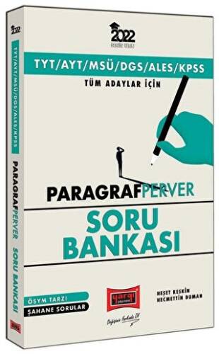 2022 TYT AYT MSÜ DGS ALES KPSS Tüm Adaylar İçin Paragraf Perver Soru Bankası - 1