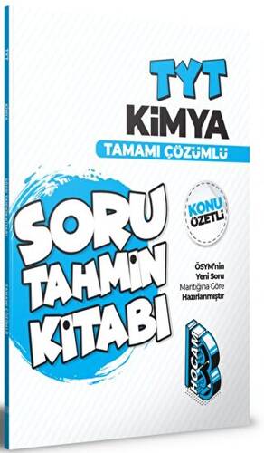 2022 TYT Kimya Konu Özetli ve Tamamı Çözümlü Soru Tahmin Kitabı - 1