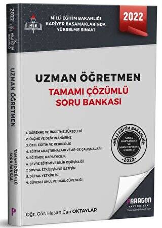 2022 Uzman Öğretmen Tamamı Çözümlü Soru Bankası - 1