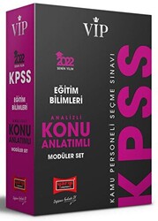 2022 VİP KPSS Eğitim Bilimleri Analizli Konu Anlatımlı Modüler Set - Yargı Yayınevi