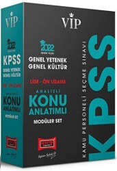 2022 VİP KPSS GY GK Lise Ön Lisans Analizli Konu Anlatımlı Modüler Set - Yargı Yayınevi