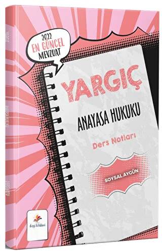 2022 Yargıç Anayasa Hukuku Ders Notları - 1