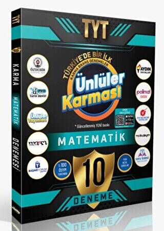 2022 YKS TYT Matematik 10 Deneme - 1