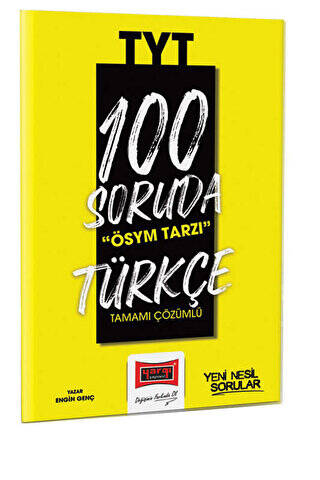 2023 100 Soruda ÖSYM Tarzı TYT Türkçe Tamamı Çözümlü Soru Bankası - 1