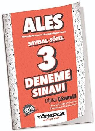 ALES 3 Deneme Çözümlü - 1