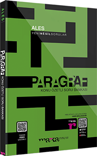 2023 ALES Paragraf Konu Özetli Yeni Nesil Soru Bankası Tamamı Video Çözümlü - 1