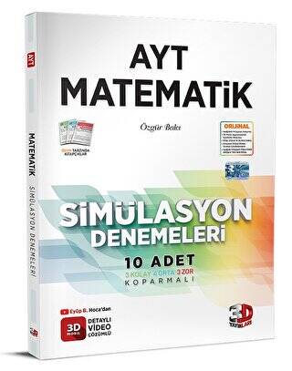 AYT 3D Simülasyon Matematik Denemeleri - 1