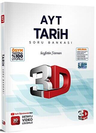 AYT 3D Tarih Soru Bankası - 1