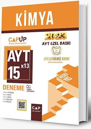 AYT Kimya 15 X 13 Up Deneme - 1