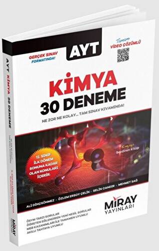 2023 AYT Kimya 30 Deneme - 1