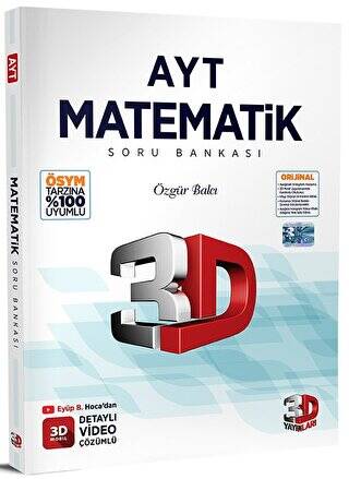 AYT Matematik 3D Soru Bankası - 1
