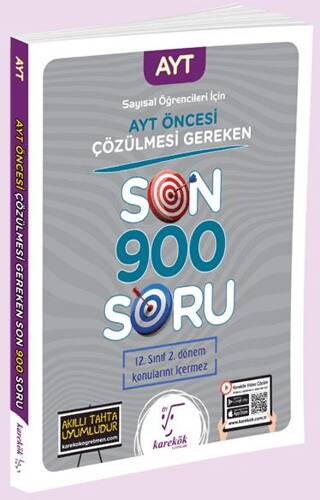 AYT Öncesi Çözülmesi Gereken Son 900 Soru Sayısal Öğrencileri için - 1