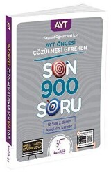 2023 AYT Öncesi Çözülmesi Gereken Son 900 Soru Sayısal Öğrencileri için - 1