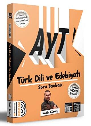 2024 AYT Türk Dili ve Edebiyatı Tamamı Video Çözümlü Soru Bankası - 1