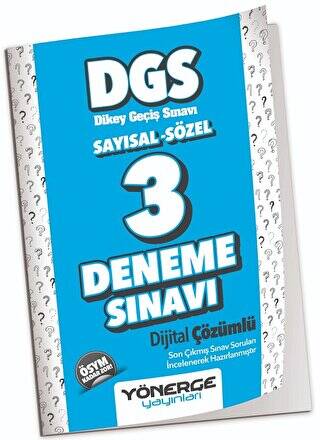 DGS 3 Deneme Çözümlü - 1