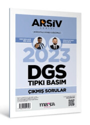 2023 DGS Arşiv Serisi Tıpkı Basım Çıkmış Sorular - 1