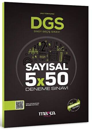 2025 DGS Sayısal 5x50 Deneme Sınavı Tamamı PDF Çözümlü Açıklanan Yeni Müfredat - 1