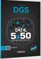 2025 DGS Sözel 5x50 Deneme Sınavı Tamamı PDF Çözümlü Açıklanan Yeni Müfredat - 1