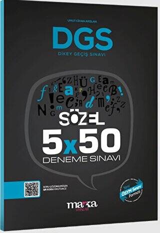 2025 DGS Sözel 5x50 Deneme Sınavı Tamamı PDF Çözümlü Açıklanan Yeni Müfredat - 1