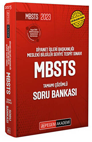 2023 Diyanet İşleri Başkanlığı Mesleki Bilgiler Seviye Tespit Sınavı Tamamı Çözümlü Soru Bankası - 1