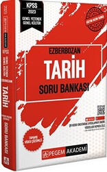 2023 Ezberbozan KPSS Genel Yetenek Genel Kültür Tarih Soru Bankası - 1