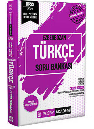 2023 Ezberbozan KPSS Genel Yetenek Genel Kültür Türkçe Soru Bankası - 1