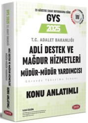 GYS Adalet Bakanlığı Adli Destek ve Mağdur Hizmetleri Müdürü ve Müdür Yardımcısı Konu Anlatımlı - Data Yayınları