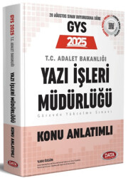 GYS Adalet Bakanlığı Yazı İşleri Müdürlüğü Konu Anlatımlı - Data Yayınları