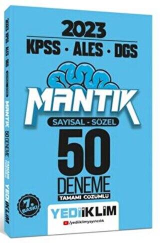 2023 KPSS ALES DGS Sayısal Sözel Mantık Tamamı Çözümlü 50 Deneme - 1
