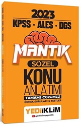 2023 KPSS ALES DGS Sözel Mantık Konu Anlatımı - 1